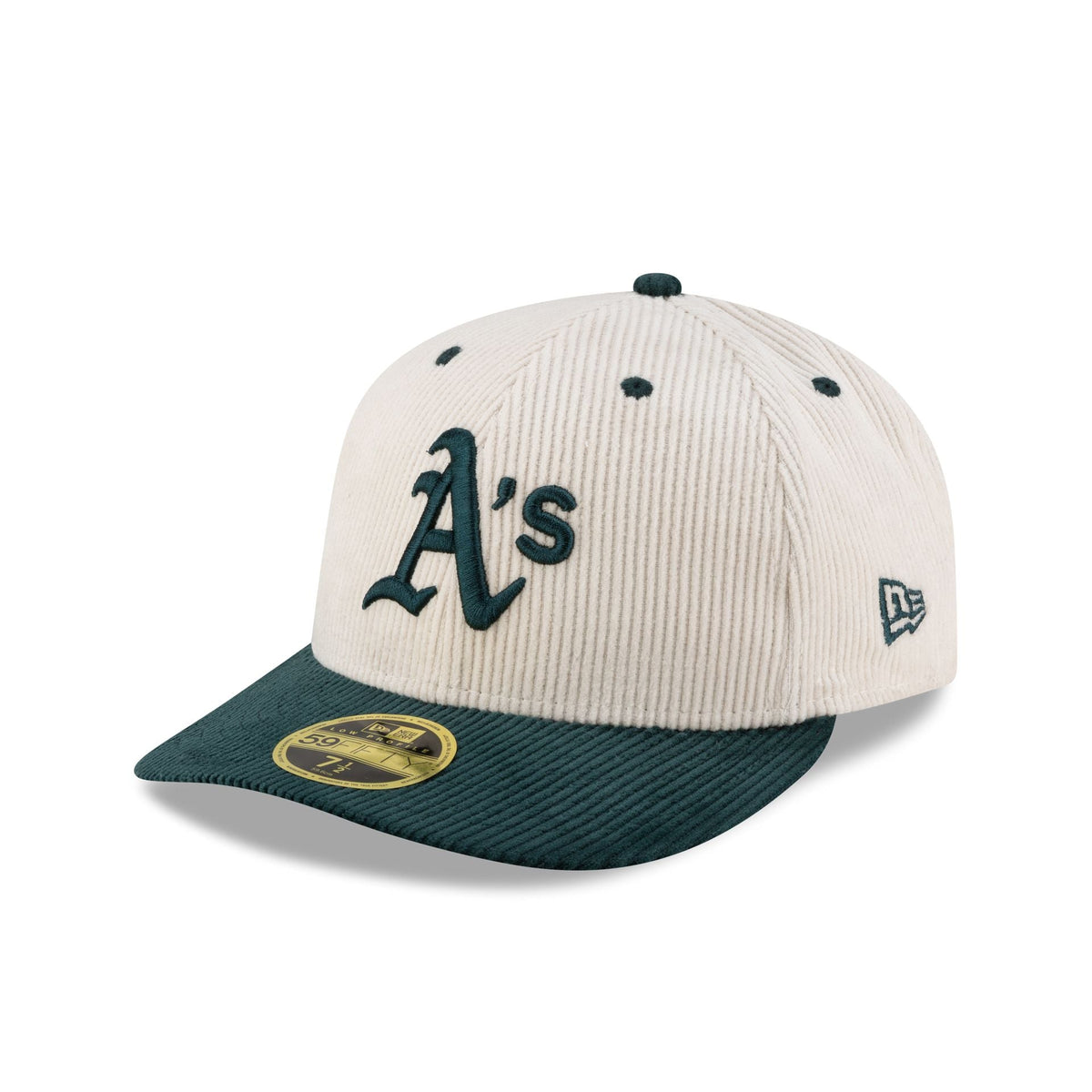 Athletics Cord Cream Low Profile 59FIFTY Fitted Hat