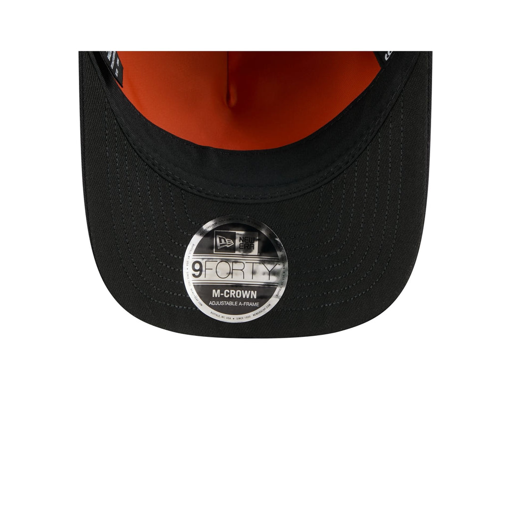 Alpha Industries x Atlanta Braves Black 9FORTY M-Crown A-Frame Snapback Hat