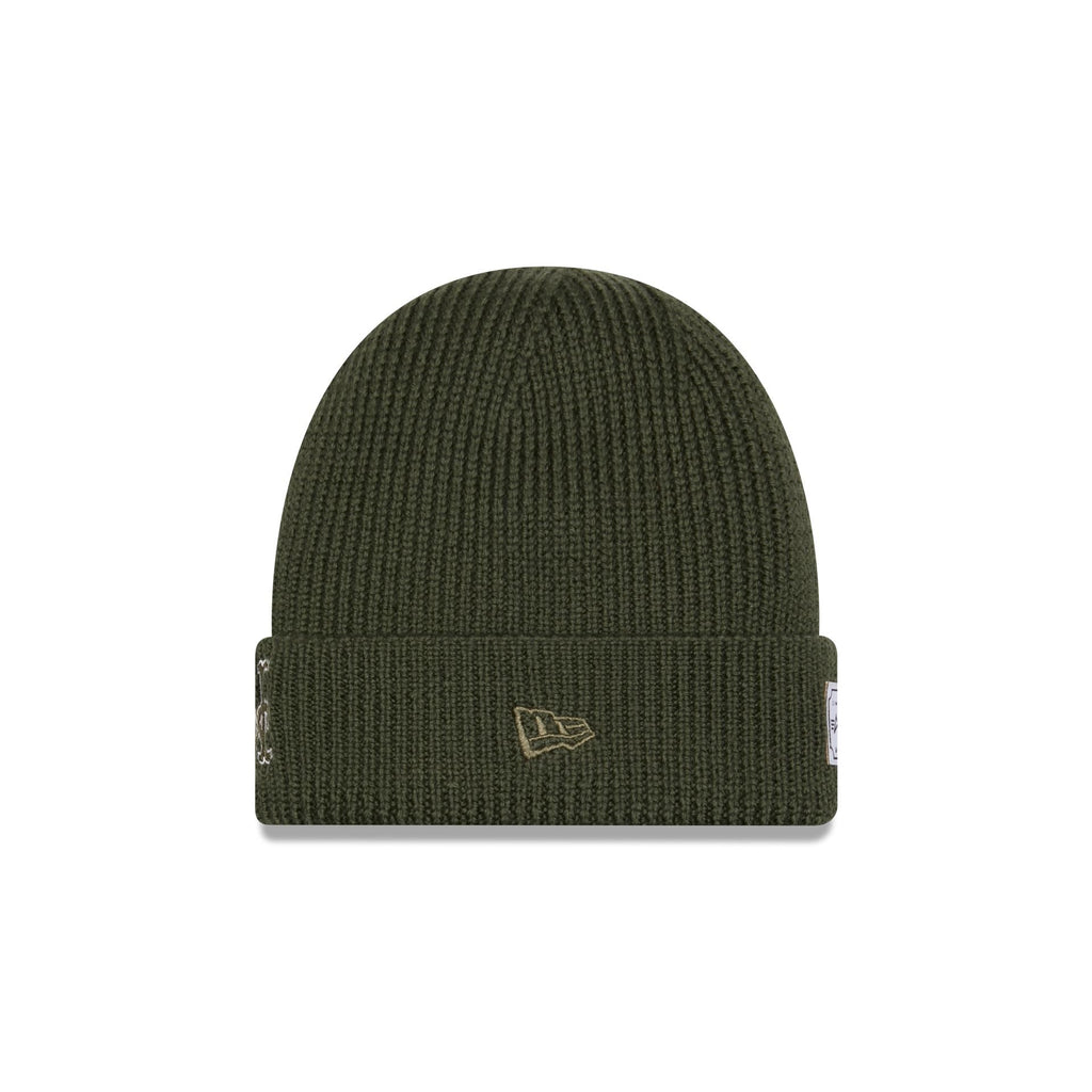 Alpha Industries x New York Mets Olive Green Cuff Knit Hat