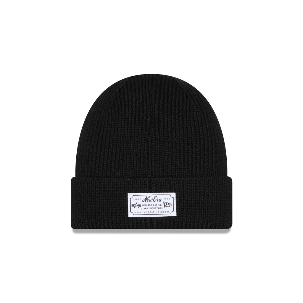 Alpha Industries x Toronto Maple Leafs Black Cuff Knit Hat