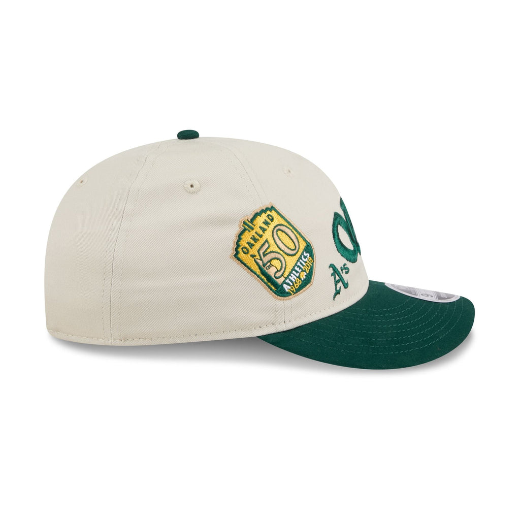 Athletics Scattered Patches Retro Crown 9FIFTY Snapback Hat