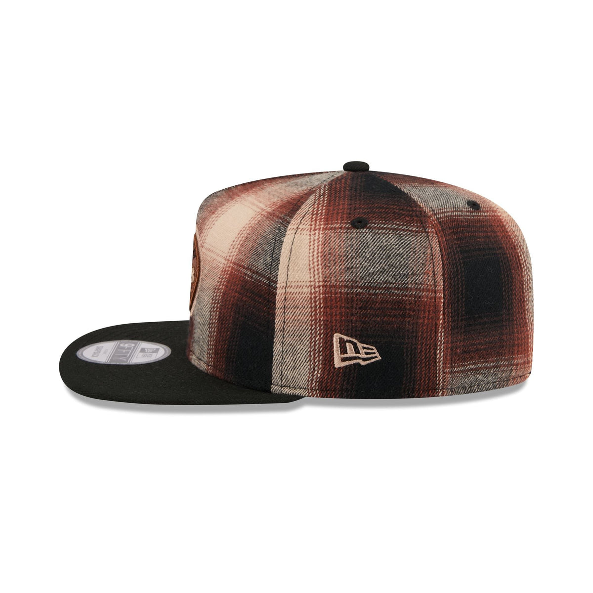Athletics Grunge Plaid 9FIFTY A-Frame Adjustable Hat