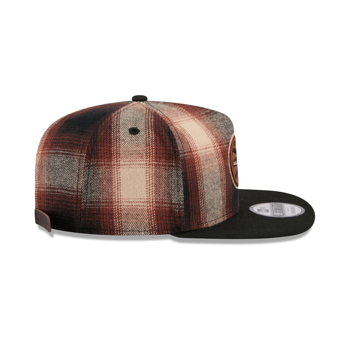 Athletics Grunge Plaid 9FIFTY A-Frame Adjustable Hat