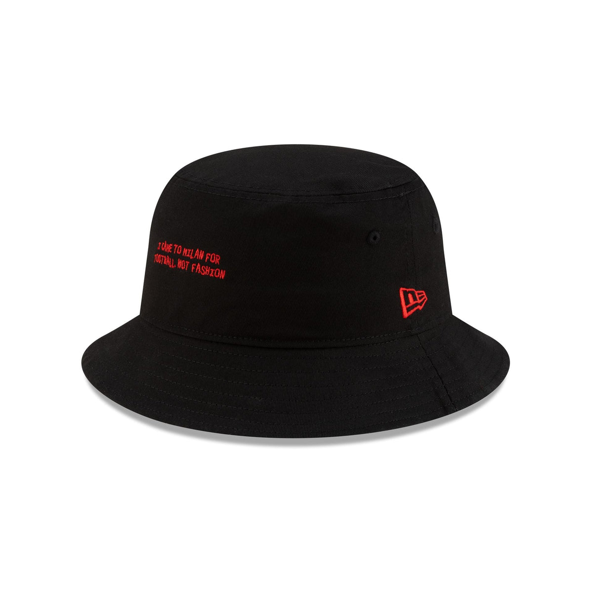 AC Milan Phrase Black Bucket Hat