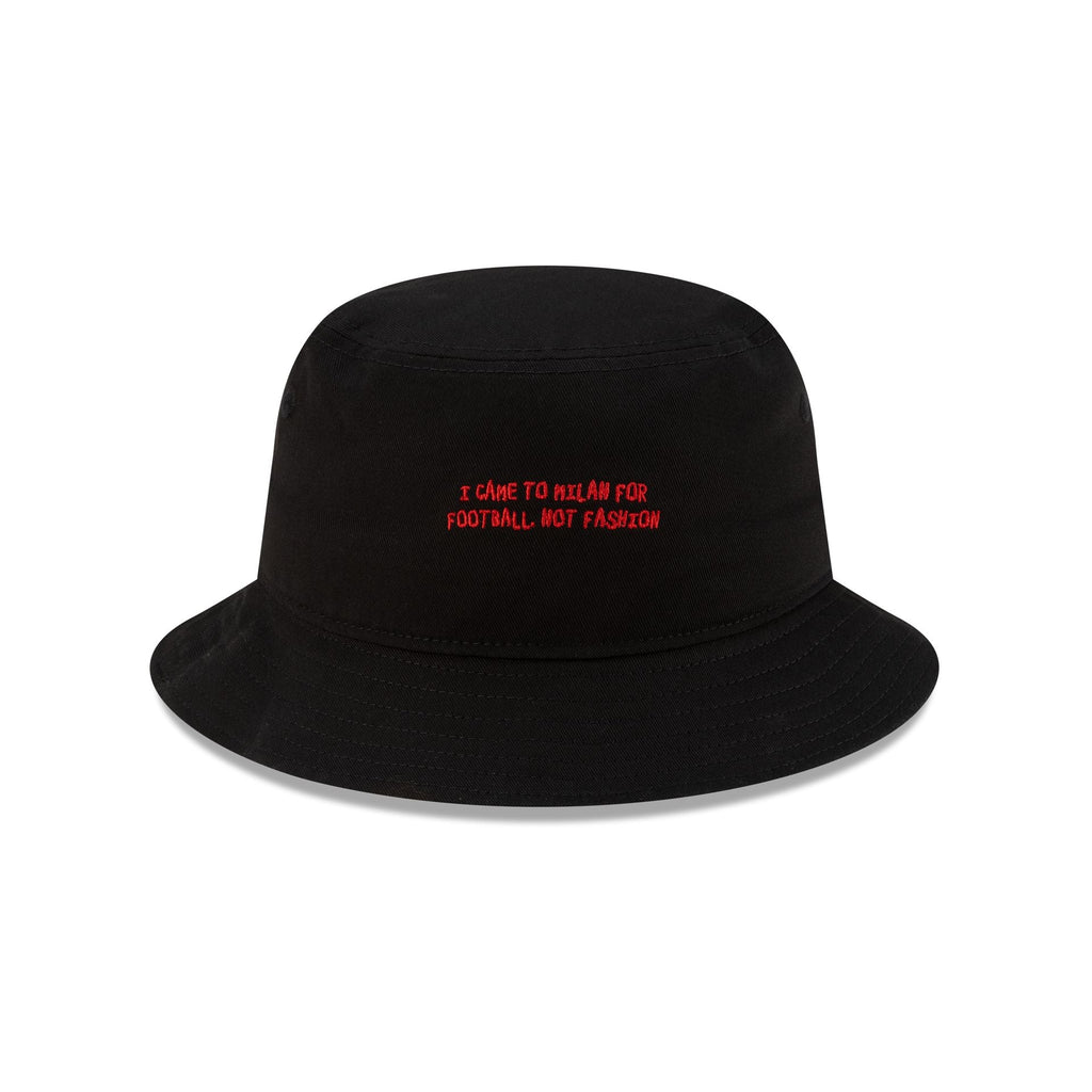 AC Milan Phrase Black Bucket Hat