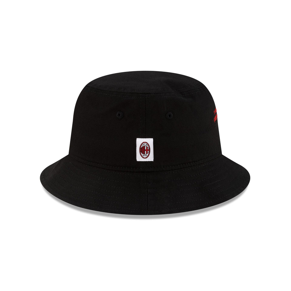 AC Milan Phrase Black Bucket Hat