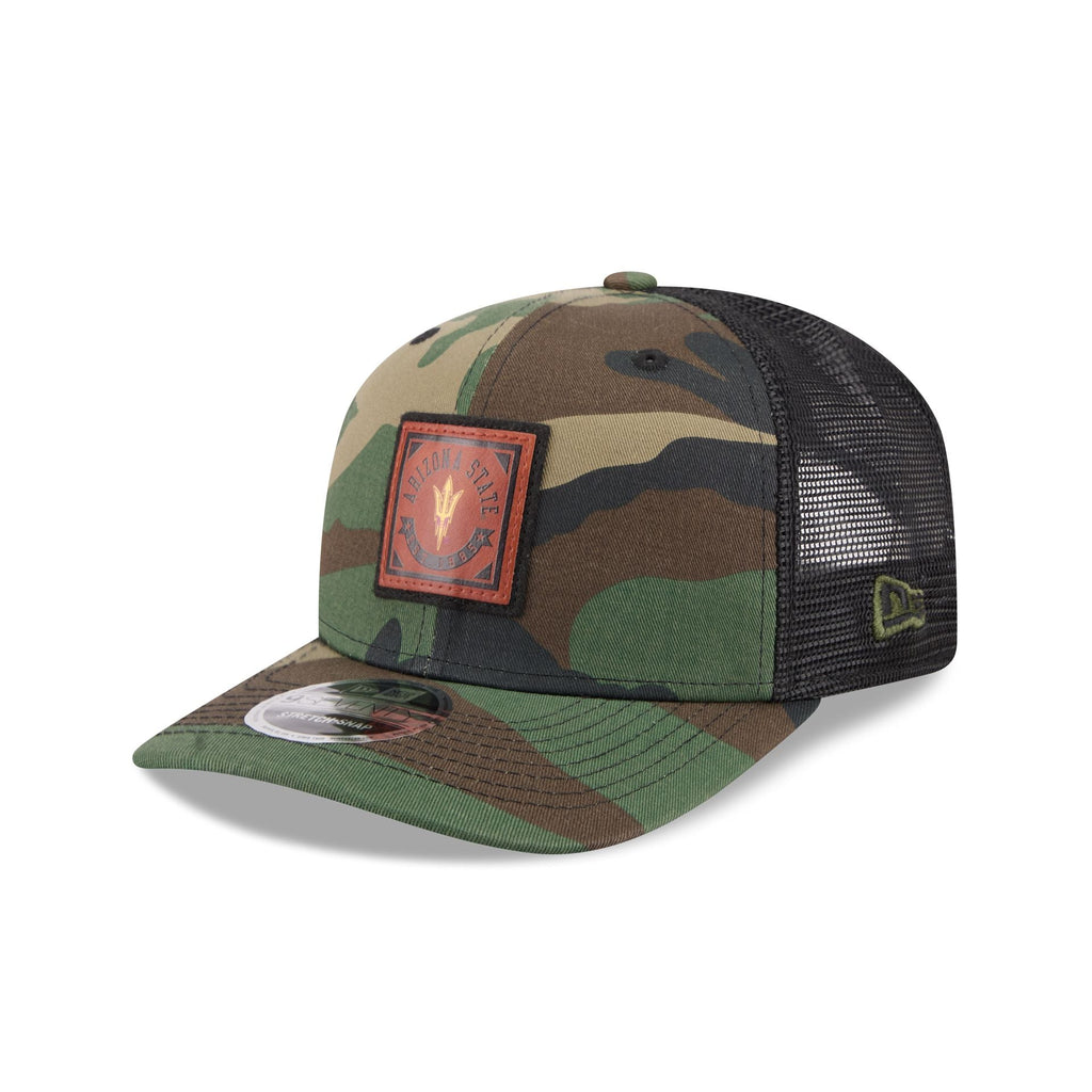 Arizona State Sun Devils Camo Canvas 9SEVENTY Trucker Hat