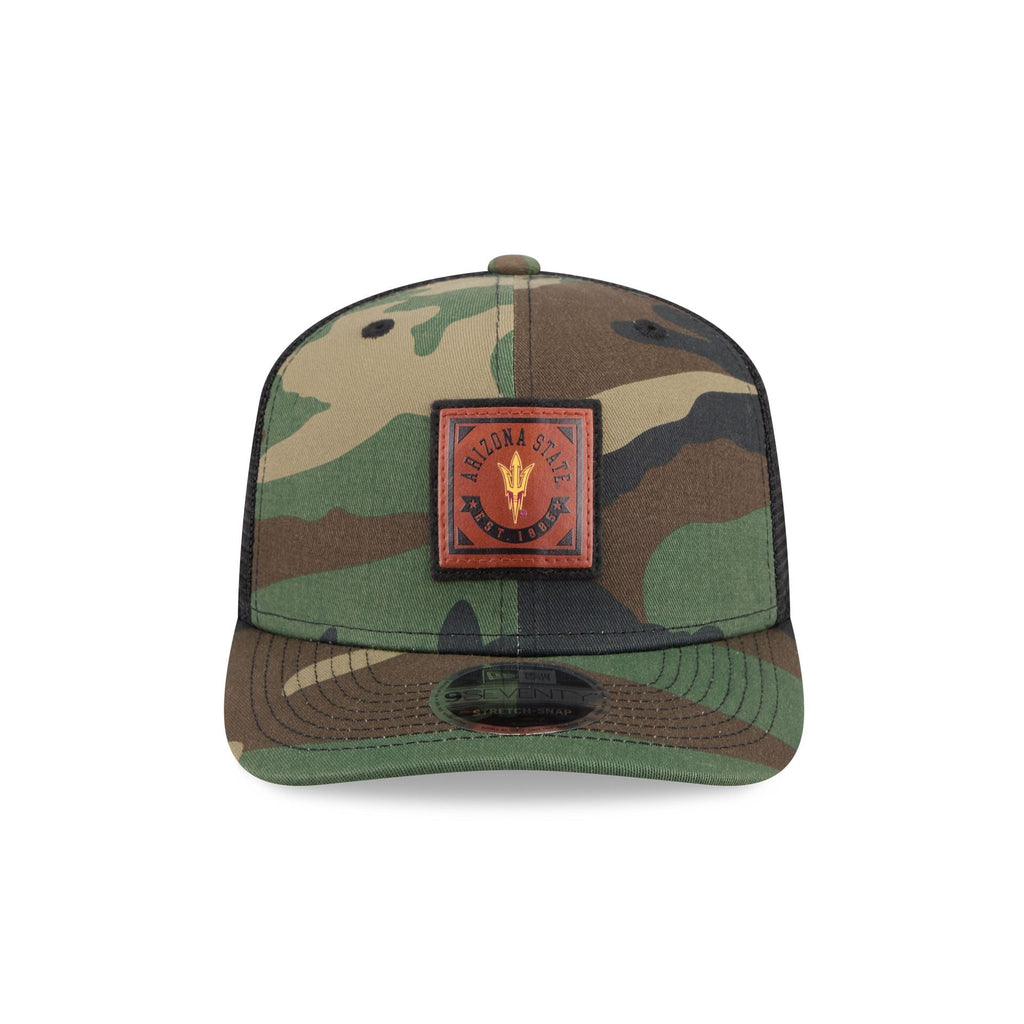 Arizona State Sun Devils Camo Canvas 9SEVENTY Trucker Hat