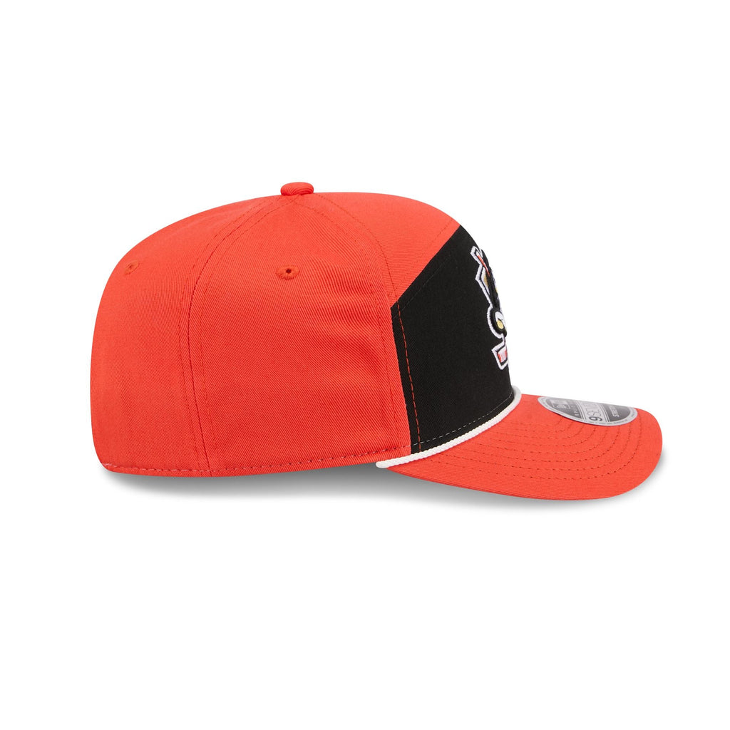 Anaheim Ducks Split Panel 9SEVENTY Stretch-Snap Hat