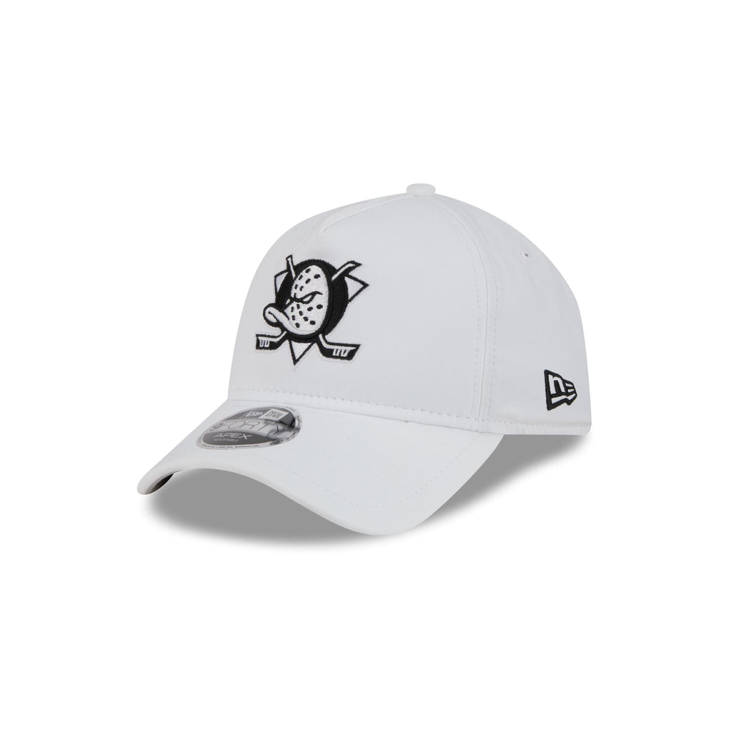 Anaheim Ducks White 9FORTY APEX Snapback Hat