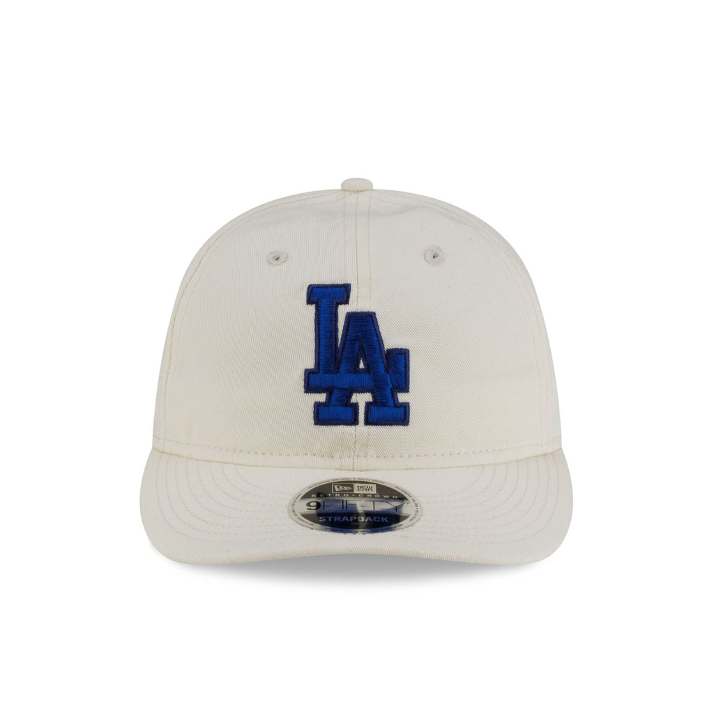Aimé Leon Dore Los Angeles Dodgers Chrome White Retro Crown 9FIFTY Strapback Hat