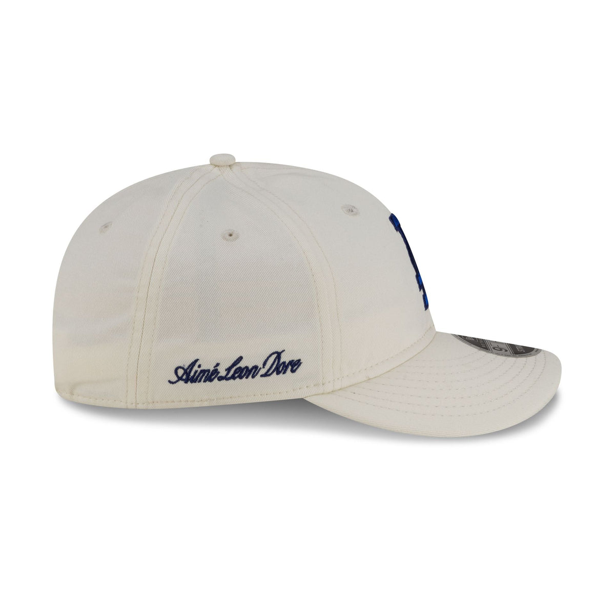 Aimé Leon Dore Los Angeles Dodgers Chrome White Retro Crown 9FIFTY Strapback Hat