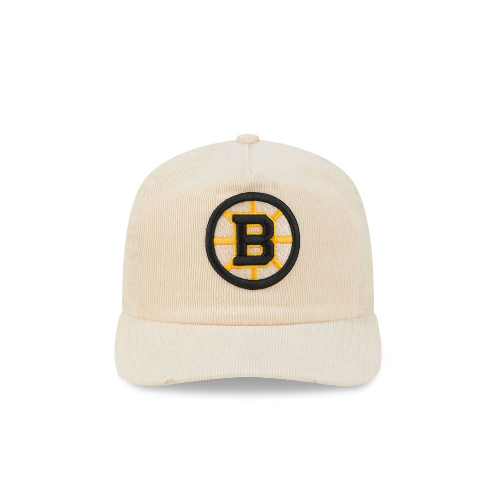 Boston Bruins Chrome Corduroy 19TWENTY Adjustable Hat