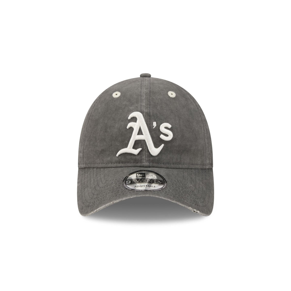 Athletics Washed Black Cotton 9TWENTY Adjustable Hat