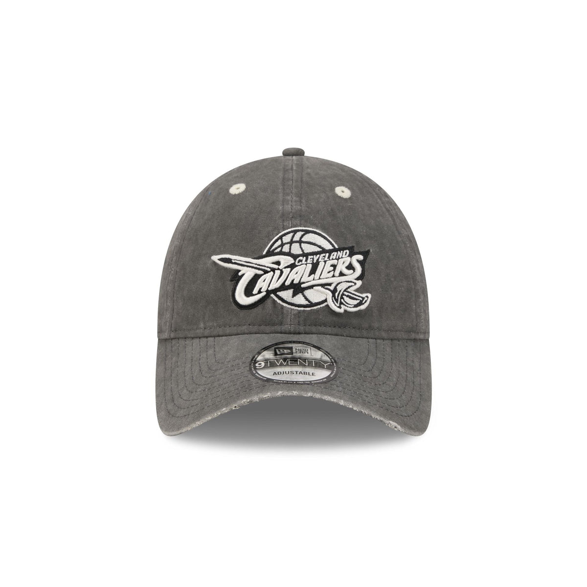 Cleveland Cavaliers Washed Black Cotton 9TWENTY Adjustable Hat