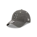 Boston Red Sox Washed Black Cotton 9TWENTY Adjustable Hat