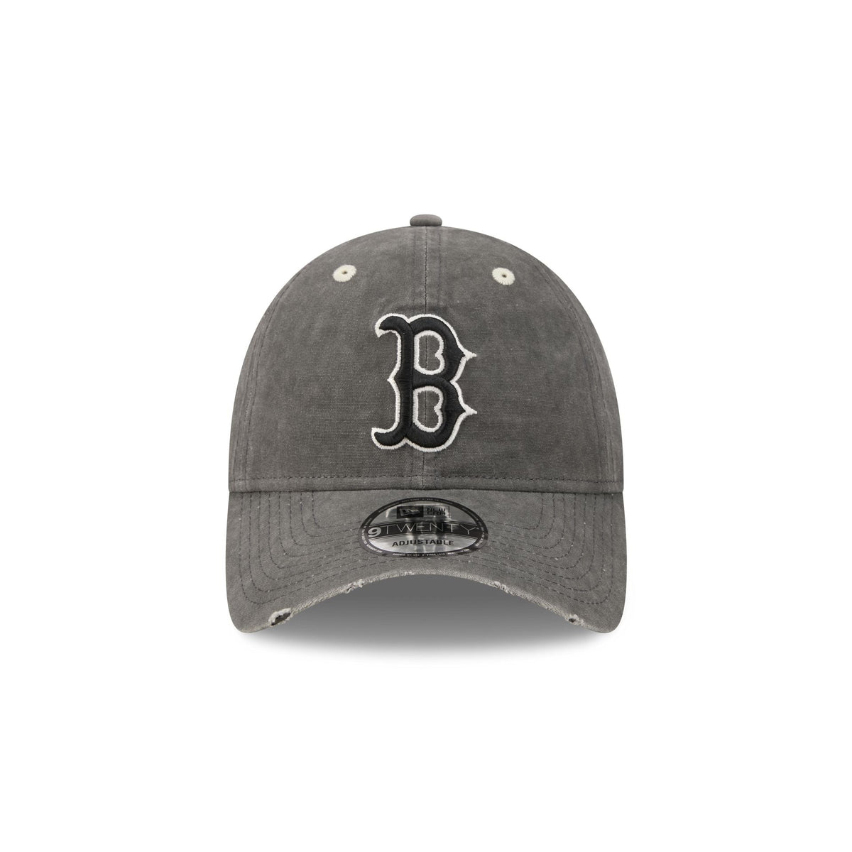 Boston Red Sox Washed Black Cotton 9TWENTY Adjustable Hat
