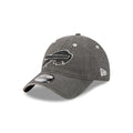 Buffalo Bills Washed Black Cotton 9TWENTY Adjustable Hat