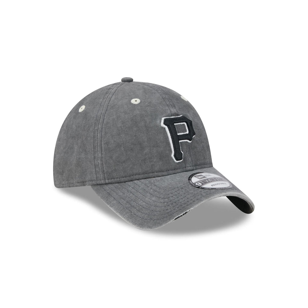 Pittsburgh Pirates Washed Black Cotton 9TWENTY Adjustable Hat