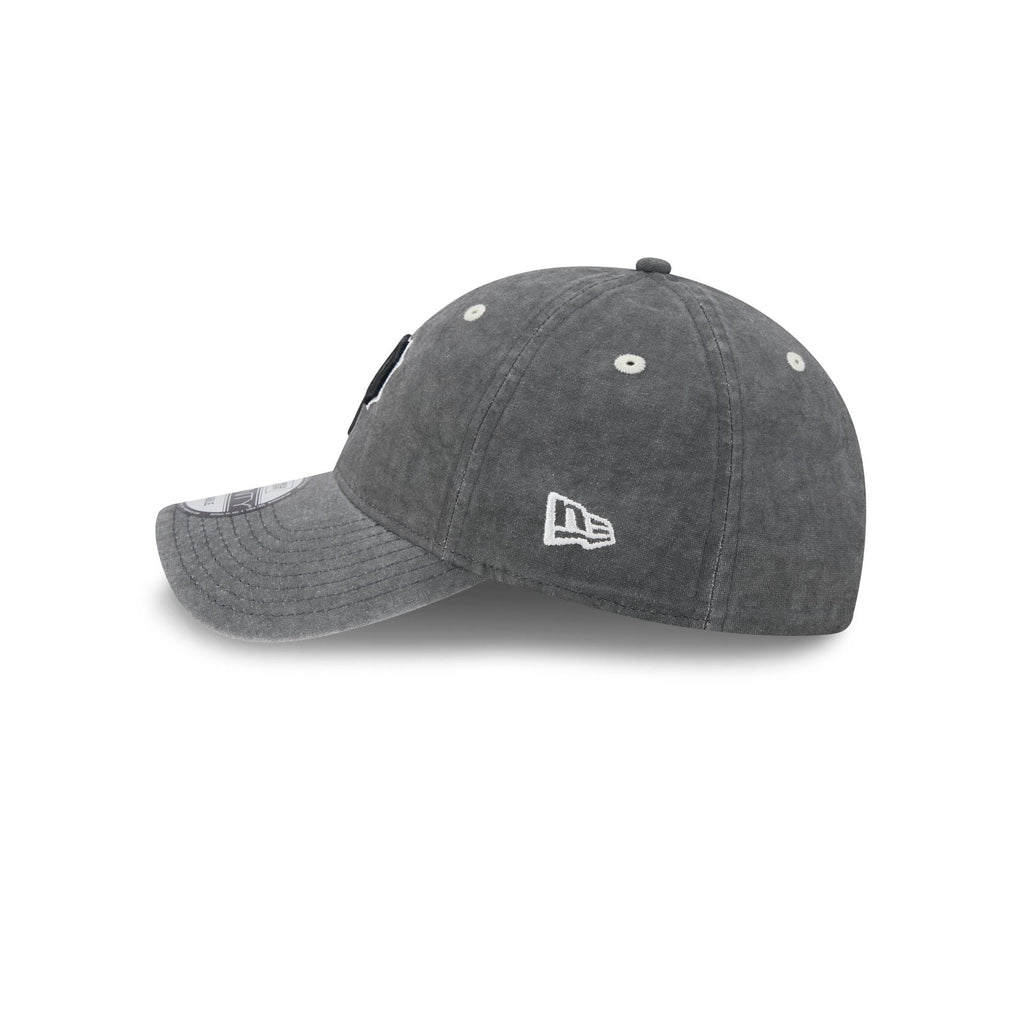 Pittsburgh Pirates Washed Black Cotton 9TWENTY Adjustable Hat