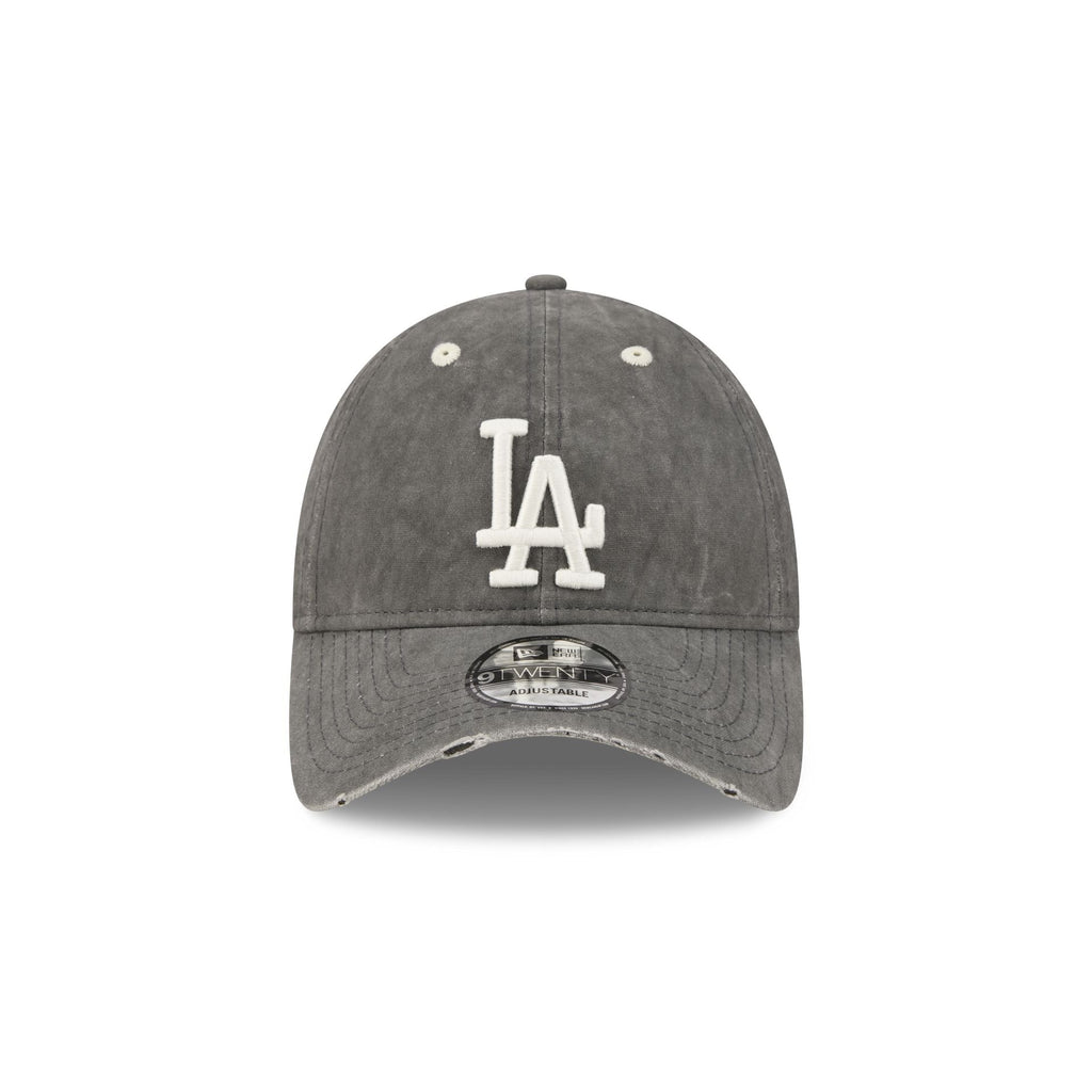 Los Angeles Dodgers Washed Black Cotton 9TWENTY Adjustable Hat