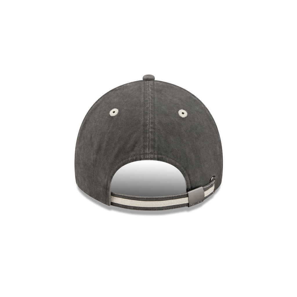Chicago Bears Washed Black Cotton 9TWENTY Adjustable Hat
