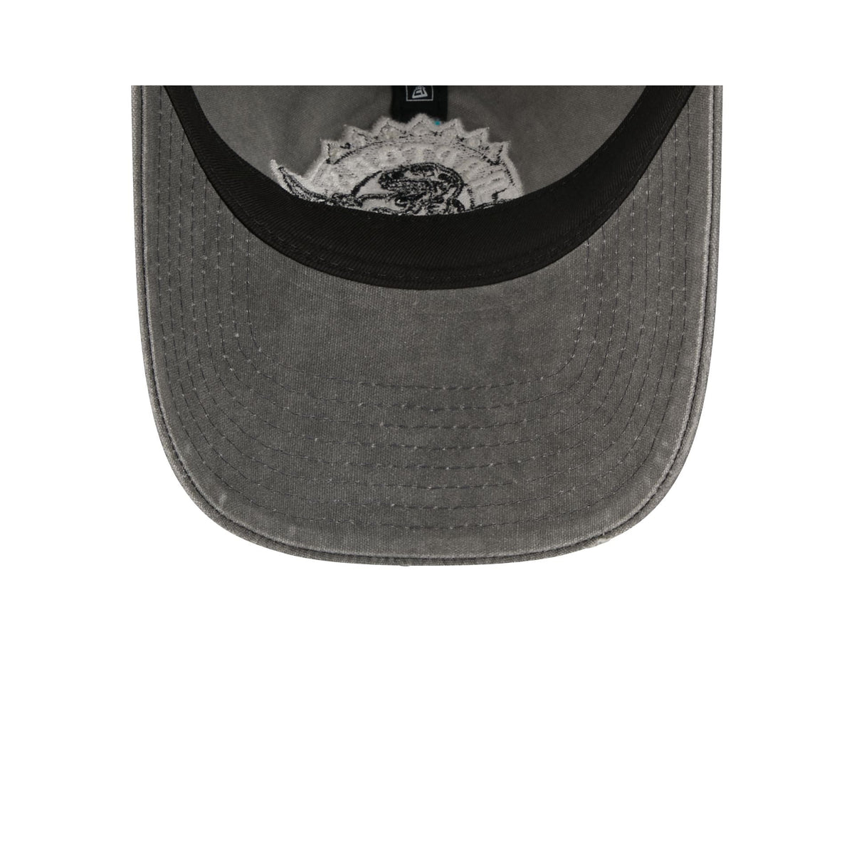 Toronto Raptors Washed Black Cotton 9TWENTY Adjustable Hat