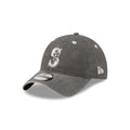 Seattle Mariners Washed Black Cotton 9TWENTY Adjustable Hat
