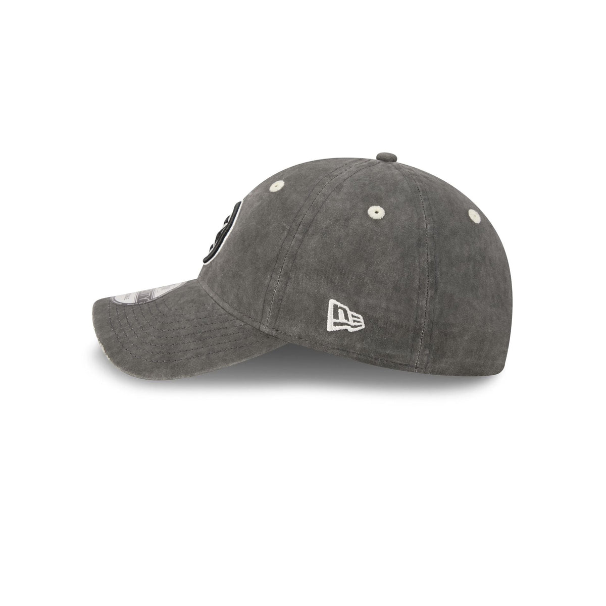 Pittsburgh Steelers Washed Black Cotton 9TWENTY Adjustable Hat