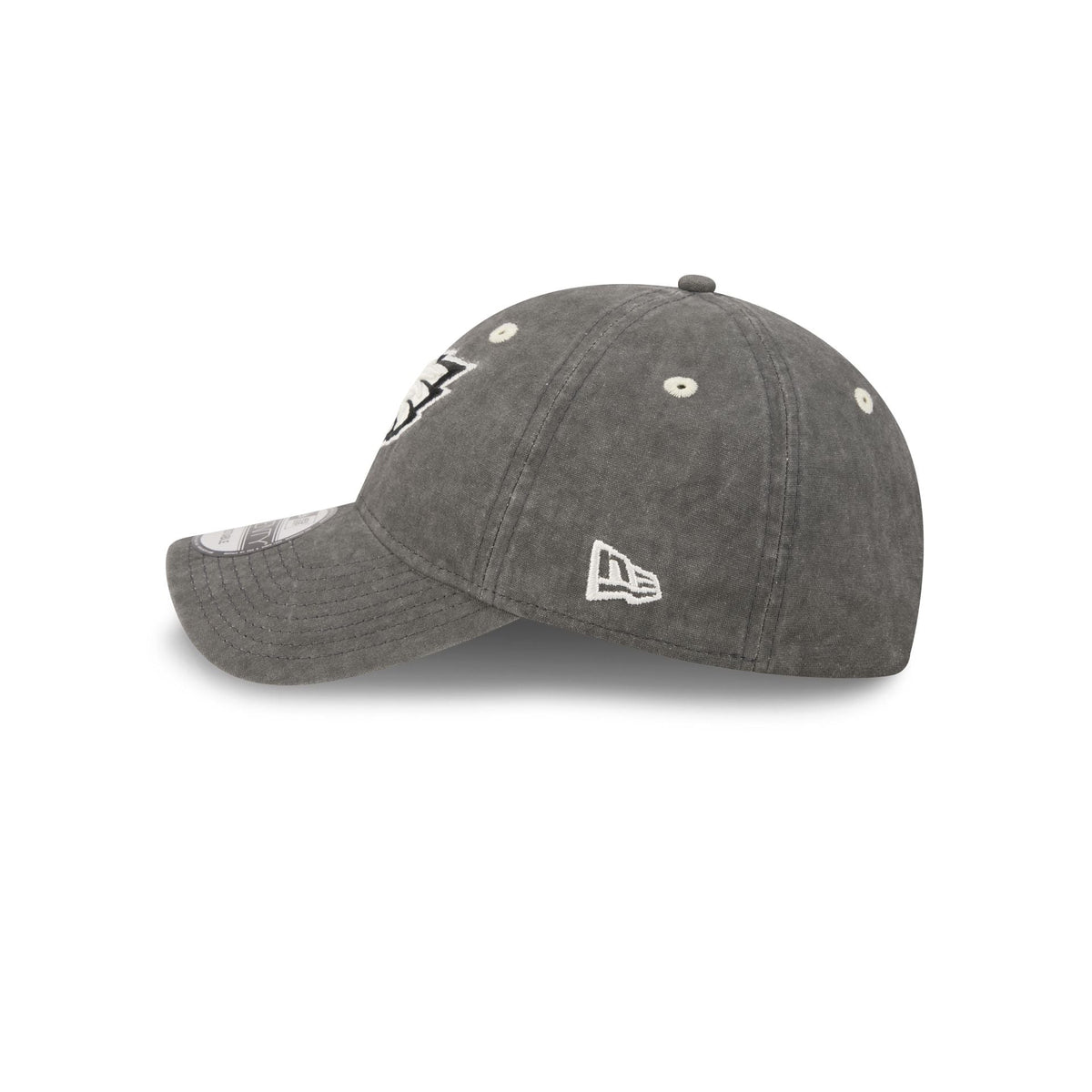 Philadelphia Eagles Washed Black Cotton 9TWENTY Adjustable Hat