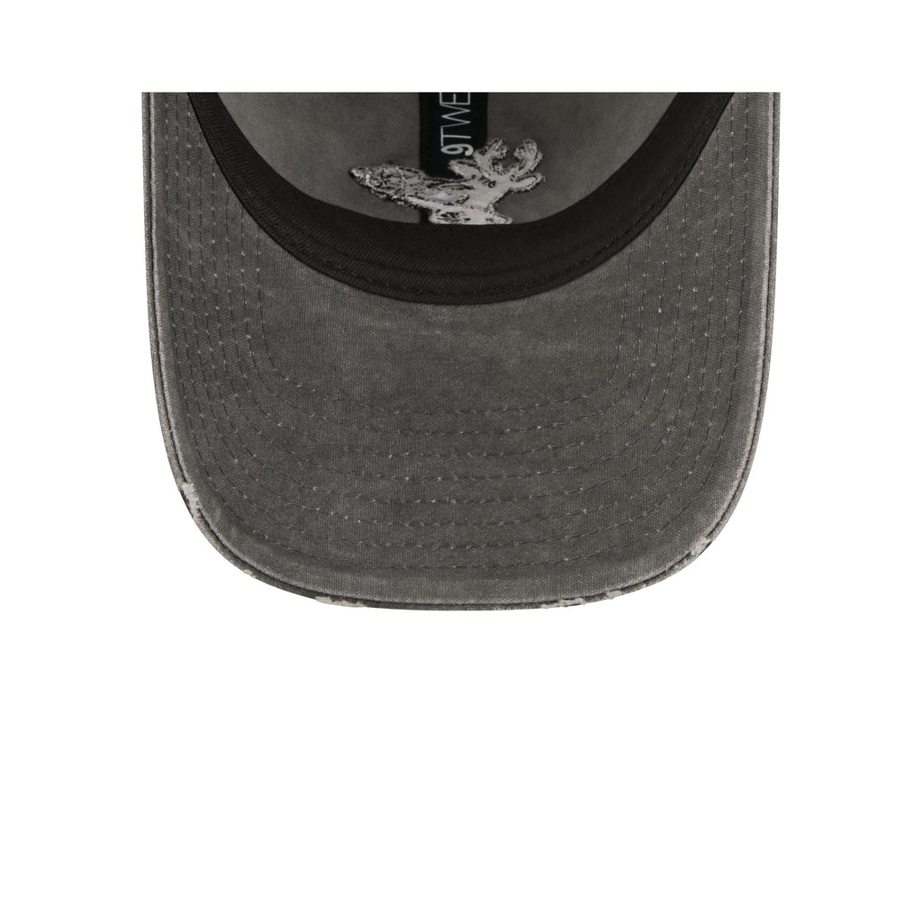 Milwaukee Bucks Washed Black Cotton 9TWENTY Adjustable Hat