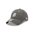 Detroit Tigers Washed Black Cotton 9TWENTY Adjustable Hat
