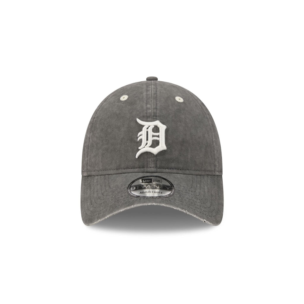 Detroit Tigers Washed Black Cotton 9TWENTY Adjustable Hat