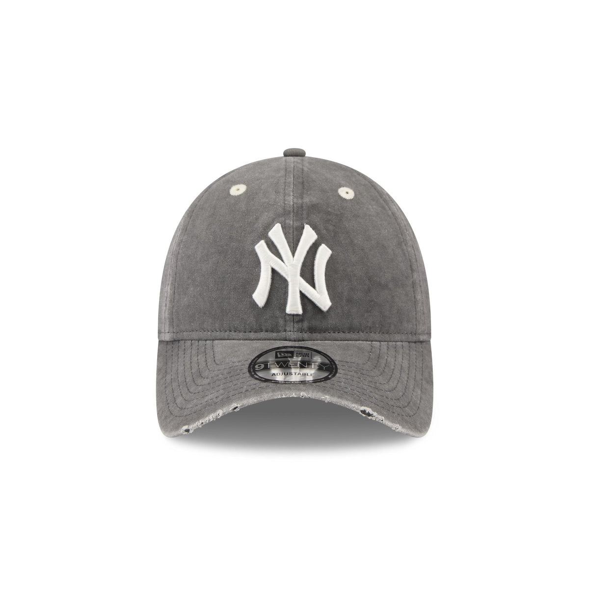 New York Yankees Washed Black Cotton 9TWENTY Adjustable Hat
