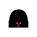 Chicago Bulls Black Cuff Knit Beanie Hat
