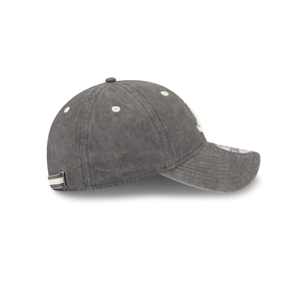 Atlanta Braves Washed Black Cotton 9TWENTY Adjustable Hat