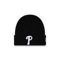 Philadelphia Phillies Black Cuff Knit Beanie Hat