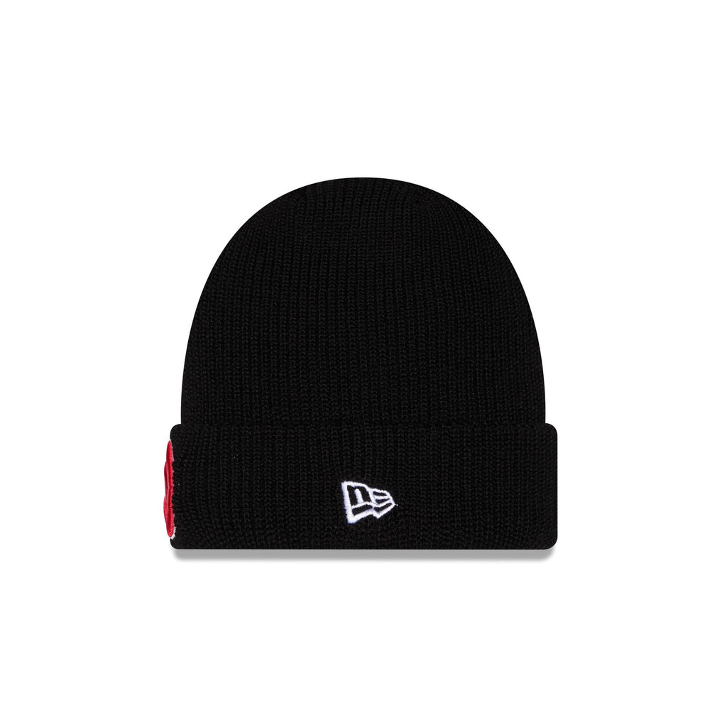 Atlanta Hawks Black Cuff Knit Beanie Hat