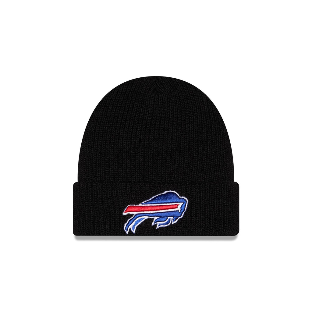 Buffalo Bills Black Cuff Knit Beanie Hat