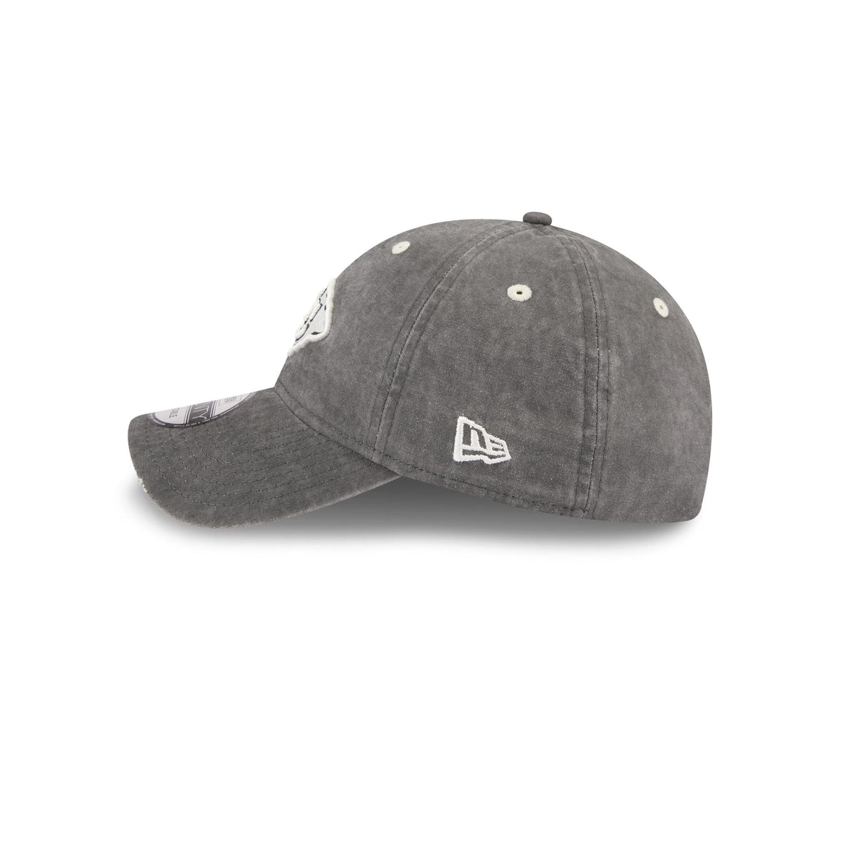 Kansas City Chiefs Washed Black Cotton 9TWENTY Adjustable Hat