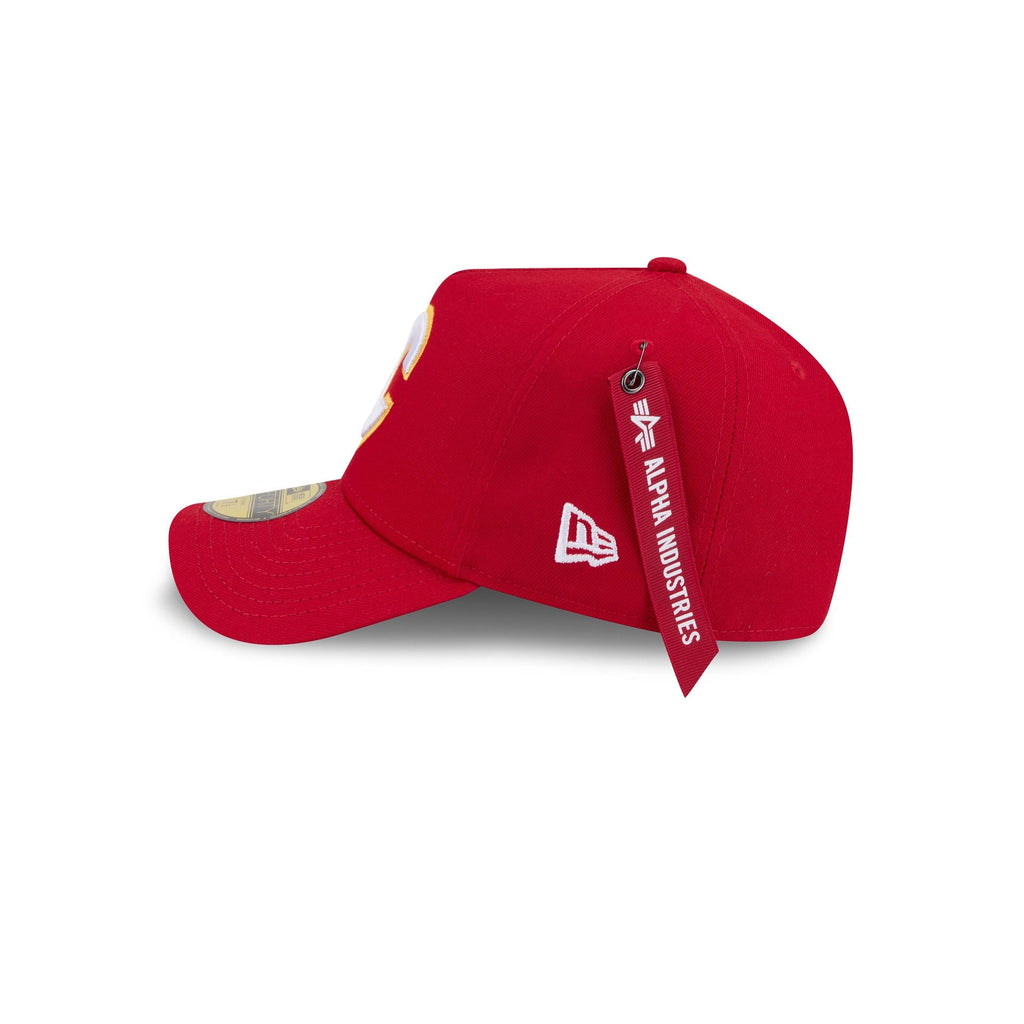 Alpha Industries x Calgary Flames 59FORTY A-Frame Fitted Hat