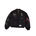 Alpha Industries x Chicago White Sox Black 2-in-1 MA-1 Flight Jacket + Vest