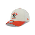 Anaheim Ducks Arched Graphic Chrome White 9FORTY M-Crown A-Frame Snapback Hat