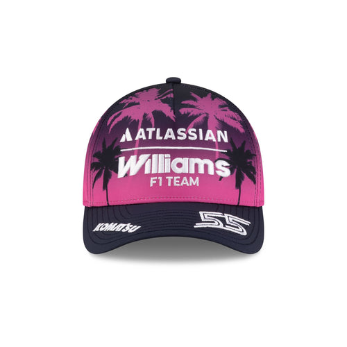 2026 Miami Race Special Atlassian Williams F1 Team Carlos Sainz 9FORTY M-Crown A-Frame Snapback Hat