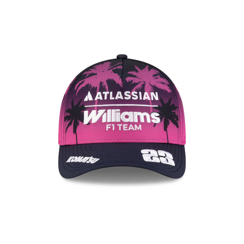 2026 Miami Race Special Atlassian Williams F1 Team Alex Albon 9FORTY M-Crown A-Frame Snapback Hat