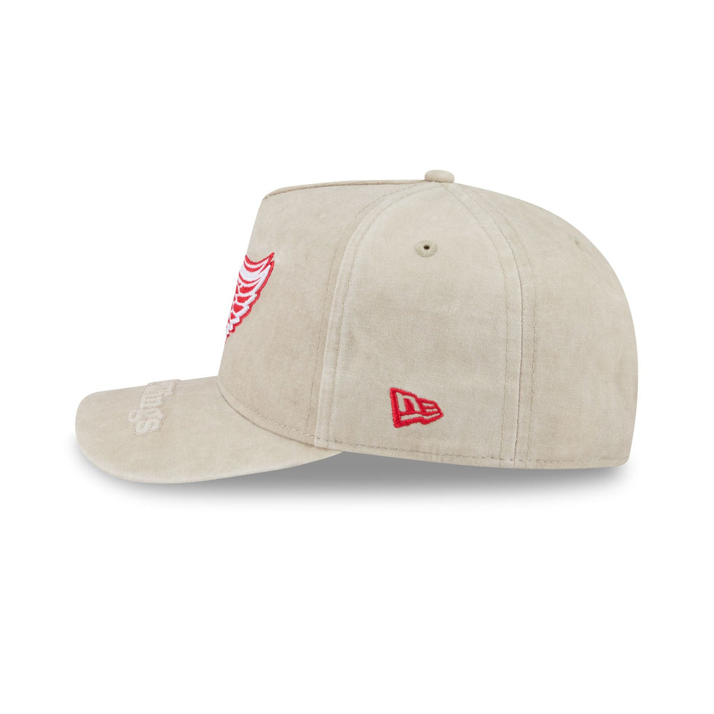 Detroit Red Wings Brushed Cotton Stone 9FIFTY A-Frame Snapback Hat