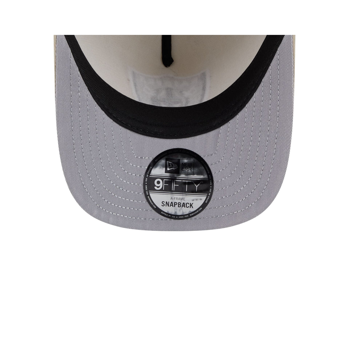 Las Vegas Raiders Brushed Cotton Stone 9FIFTY A-Frame Snapback Hat