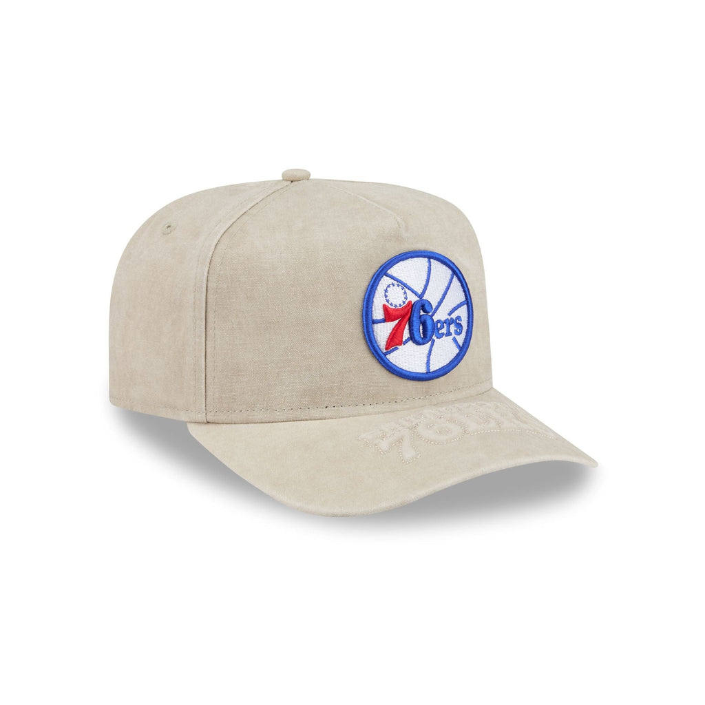 Philadelphia 76ers Brushed Cotton Stone 9FIFTY A-Frame Snapback Hat