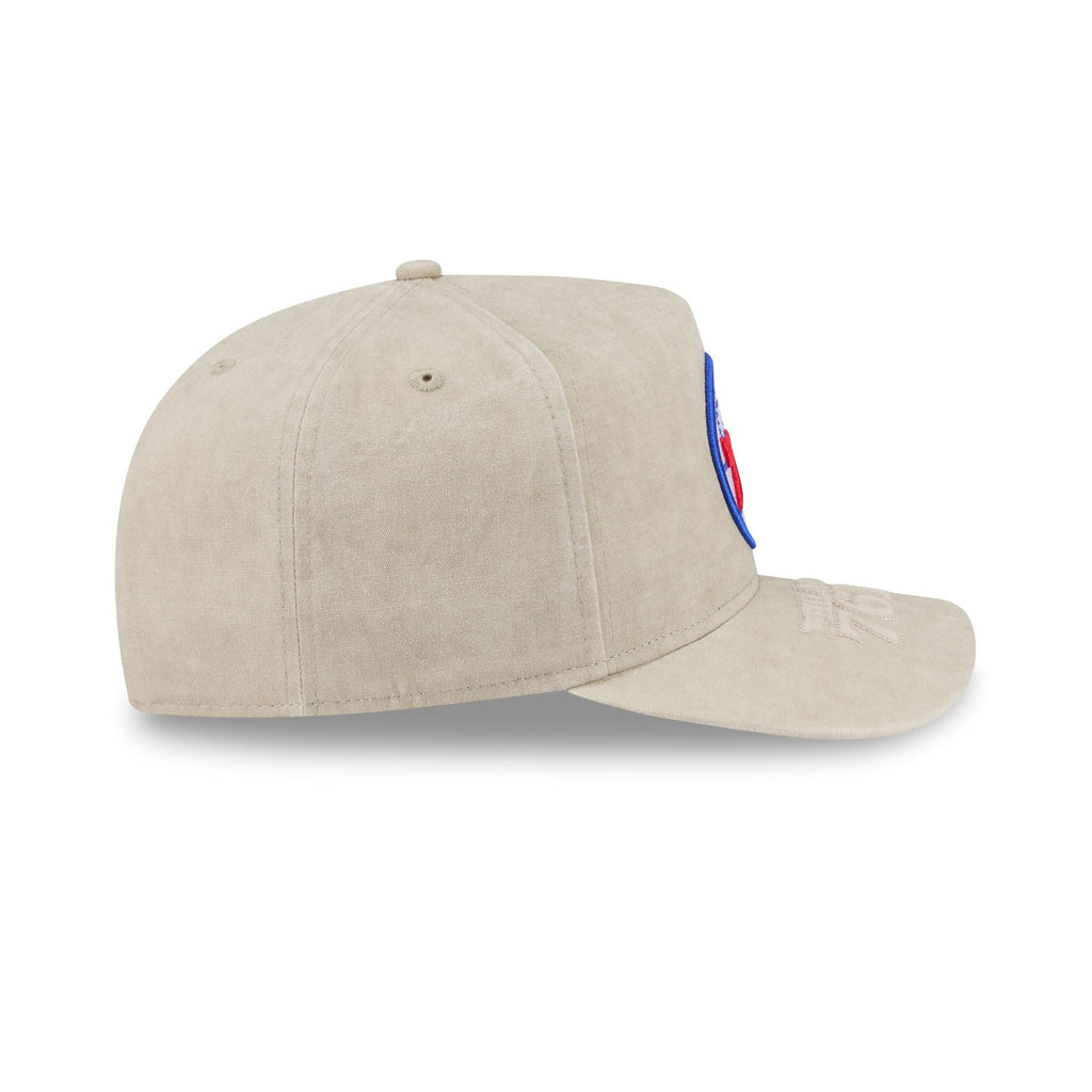 Philadelphia 76ers Brushed Cotton Stone 9FIFTY A-Frame Snapback Hat