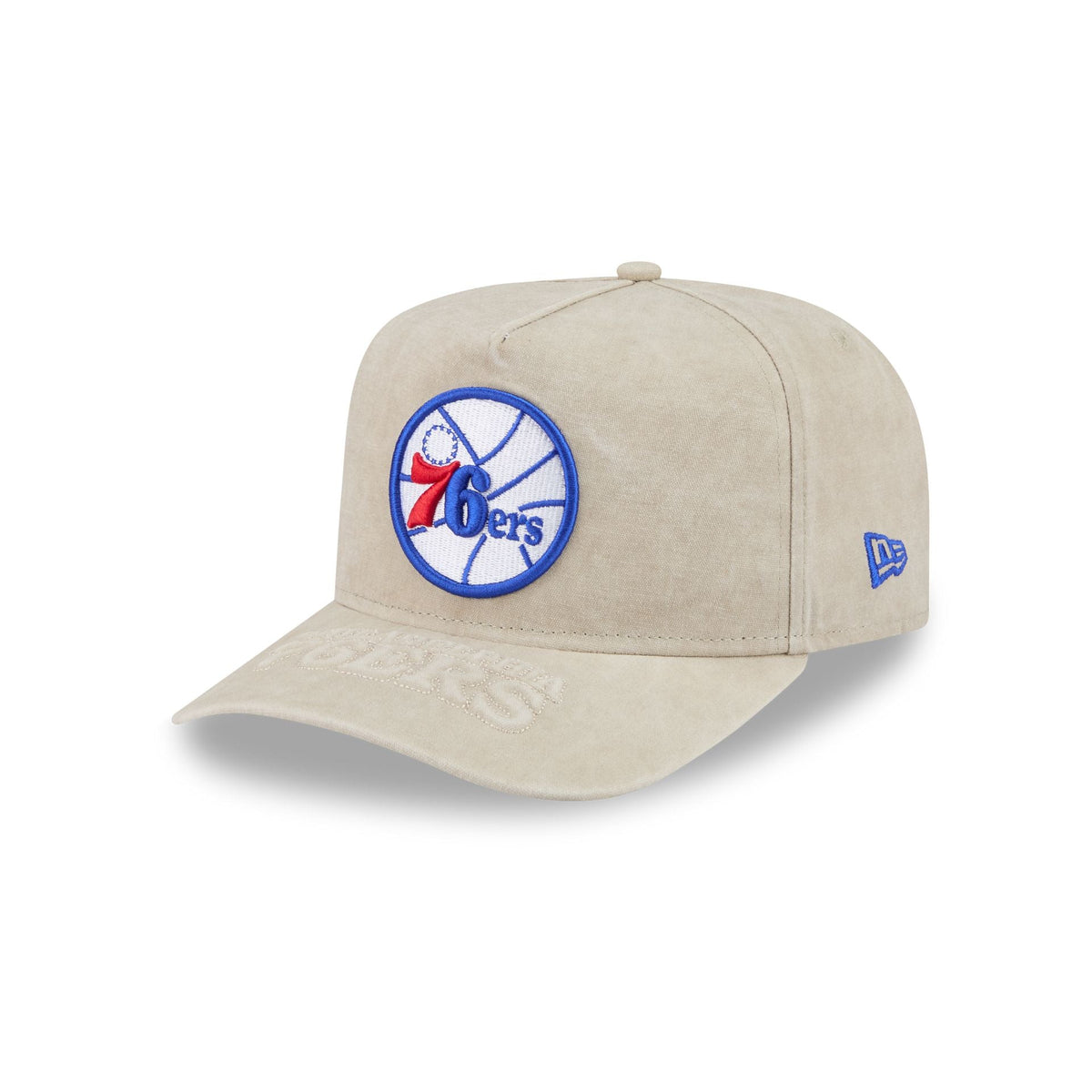 Philadelphia 76ers Brushed Cotton Stone 9FIFTY A-Frame Snapback Hat